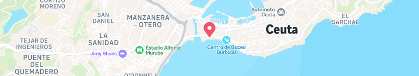 Map Of Spoon, Ceuta, Spain, Restaurant