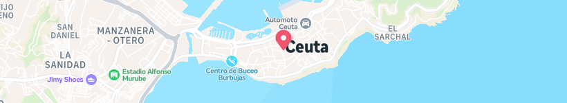 Map Of El Ronquio, Ceuta, Spain, Restaurant