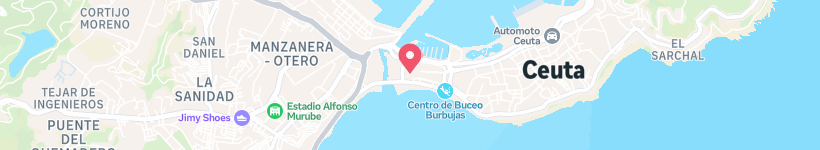 Map Of El Plaza, Ceuta, Spain, Restaurant