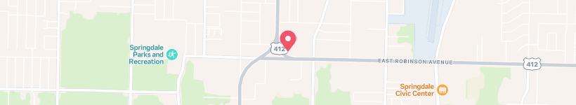Map Of George'S Inc, Springdale, United States, Poultry Store