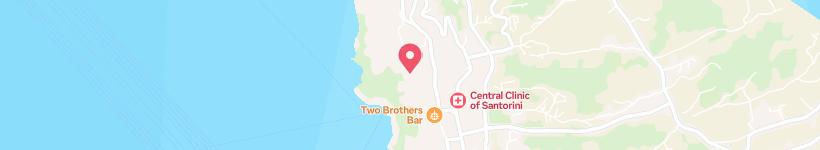 Map Of Da Costa, Fira, Greece, Restaurant