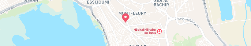 Map Of Bab El Gorjani, Tunisia, Gate