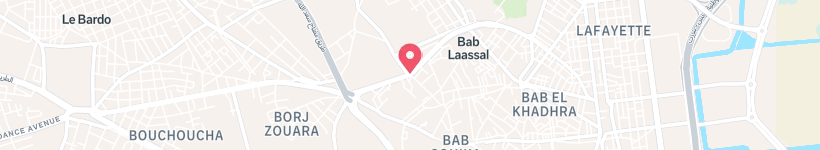 Map Of Bab Sidi Abdesselem, Tunisia, Gate