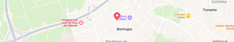 Map Of Satori Espacio Natural, Bormujos, Spain, Doctor