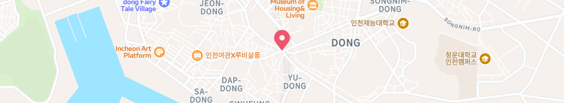 Map Of Baedarisageori, South Korea, Intersection