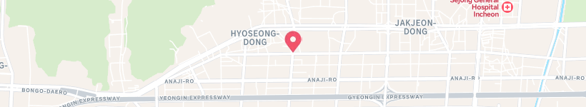 Map Of Hyoilsageori, South Korea, Intersection