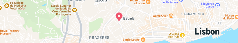 Map Of Cristal, Lisbon, Portugal, Restaurant