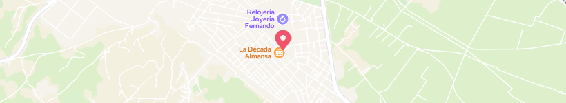 Map Of Doner Kebab Sunderbon, Almansa, Spain, Restaurant