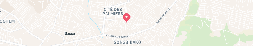Map Of Iaes, Douala, Cameroon, University
