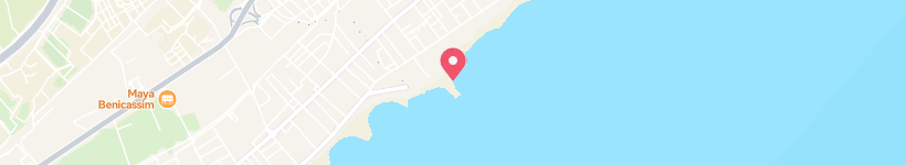 Mapa Costa Del Azahar Beaches, Španělsko, Pláže
