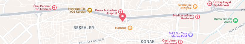 Map Of Beşevler Kavşağı, Türkiye, Intersection
