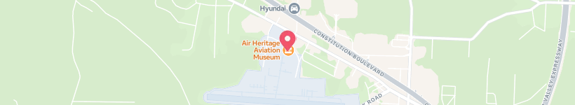 Map Of Air Heritage Museum, Beaver Falls, United States, Museum