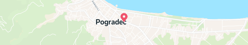 Map Of Porti, Pogradec, Albania, Transit Station