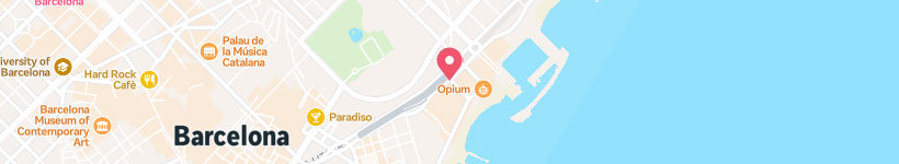 Map Of Pullman, Barcelona, Spain, Taxi Stand