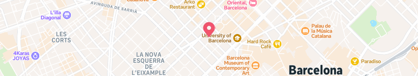 Mapa Punto Bcn, Barcelona, Španělsko, Bar
