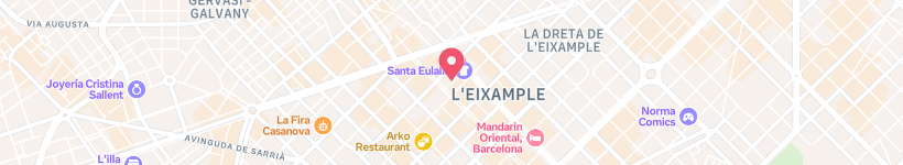 Mapa Petit Comitè, Barcelona, Španělsko, Restaurace