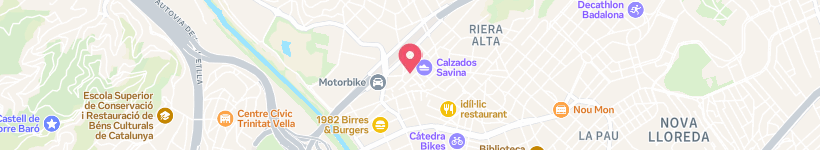 Mapa Isalba Restaurant, Barcelona, Španělsko, Restaurace