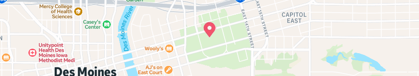 Map Of State Law Library, Des Moines, United States, Library