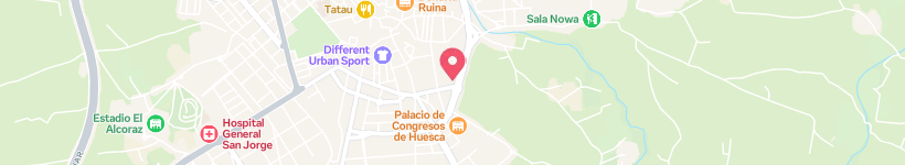 Map Of Vos, Huesca, Spain, Cafe