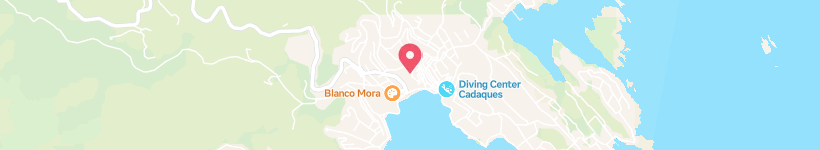 Map Of Saica Shisha, Cadaqués, Spain, Bar