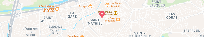 Map Of Nicéphore, Perpignan, France, University