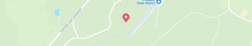 Map Of Mill Creek Falls, United States, Overfalls