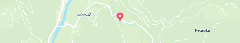 Map Of Fly Fishing Zone, Montenegro, Fishing Spot