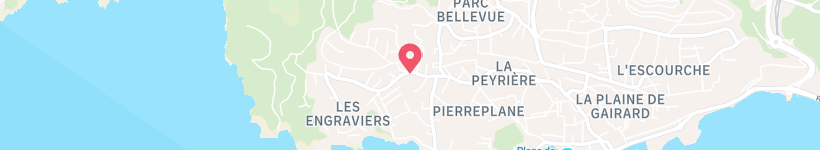 Map Of Little Provence, Bandol, France, Lodging