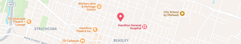 Map Of Lugi'S Pizzeria, Hamilton, Canada, Restaurant