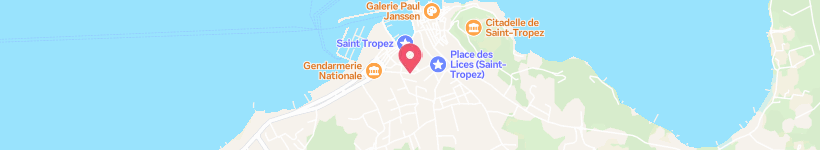 Map Of Naturallye, Saint-Tropez, France, Class & Workshop