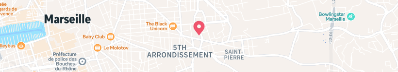 Map Of Ada, Marseille, France, Car Rental