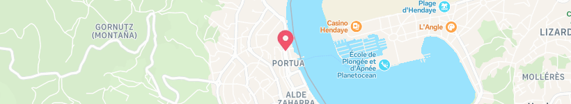 Map Of Hondar, Hondarribia, Spain, Restaurant