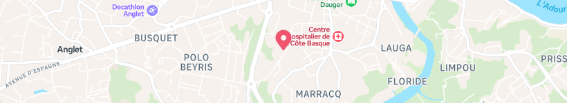 Map Of Zapi Pizza - Restaurant Italien, Bayonne, France, Restaurant