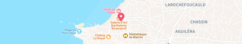Map Of Kiks Kitchen, Biarritz, France, Restaurant