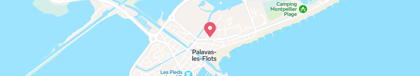 Map Of Bureau De Poste De Palavas Les Flots, France, Post Office