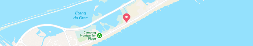 Map Of Hôtel Du Midi, Palavas-Les-Flots, France, Hotel