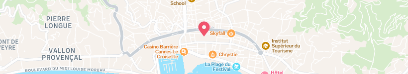Map Of The Dog Shop, Cannes, France, School
