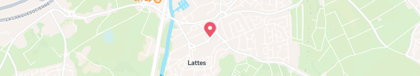 Map Of Bureau De Poste De Lattes, France, Post Office