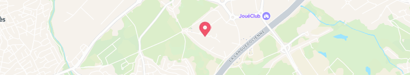 Map Of Cafes Bibal - Boutique D'Usine, Saint-Aunès, France, Restaurant