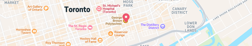 Map Of Petit Dejeuner, Toronto, Canada, Restaurant