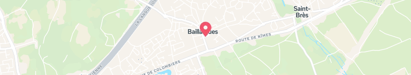 Map Of Le Jeu De Ballon, Baillargues, France, Restaurant