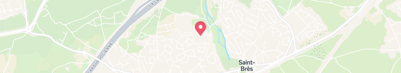 Map Of The College Berange, Baillargues, France, School