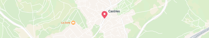 Map Of Le Salon, Castries, France, Restaurant