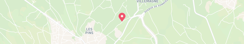 Map Of Le Milos, France, Hotel
