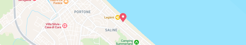 Map Of La Buga, Senigallia, Italy, Restaurant