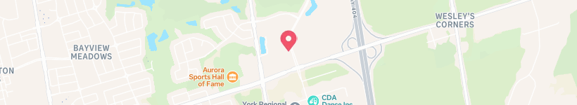 Map Of Thai Villa, Aurora, Canada, Restaurant