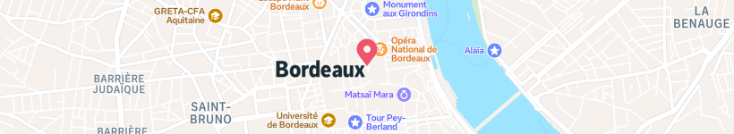 Map Of Le Puy Paulin, Bordeaux, France, Restaurant
