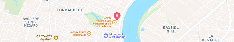 Map Of Le Cafe Du Musee, Bordeaux, France, Restaurant