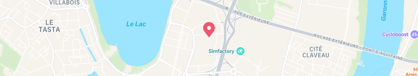 Map Of Flunch, Bordeaux, France, Restaurant