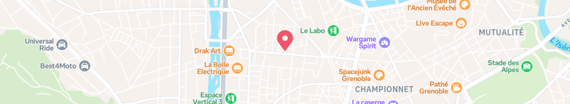 Map Of George 5, Grenoble, France, Bar